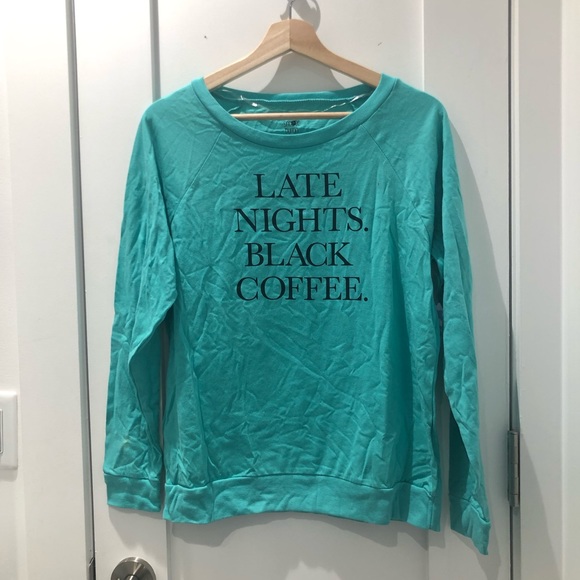 Tops - Late Nights Black Coffee Shirt